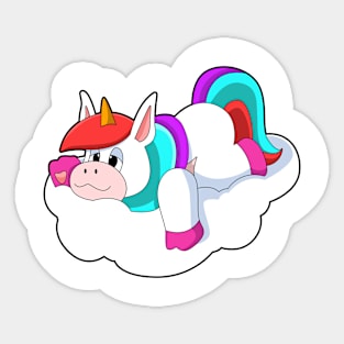 Unicorn on Clouds Sticker